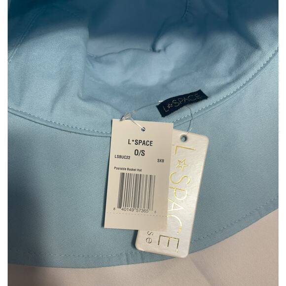 L*Space NWT with Defect Poolside Bucket Hat Blue MSRP $75 - Picture 5 of 6